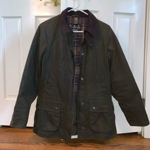 Orvis Barbour Jacket (wax) with interior vest